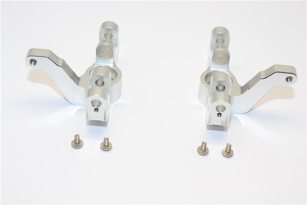 HPI Savage XS Flux Aluminum Front Knuckle Arm - 1Pr Set Silver