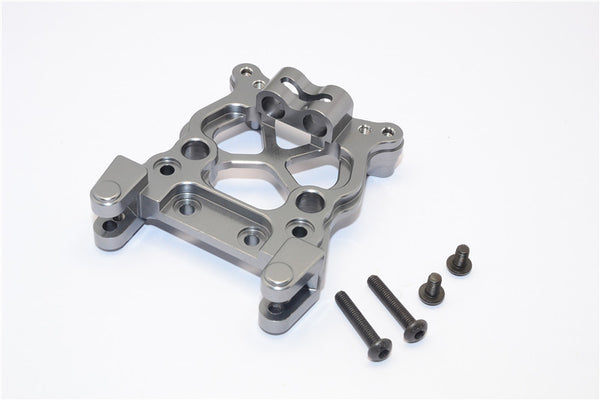 HPI Savage XS Flux Aluminum Front/Rear Shock Tower - 1Pc Set Gray Silver