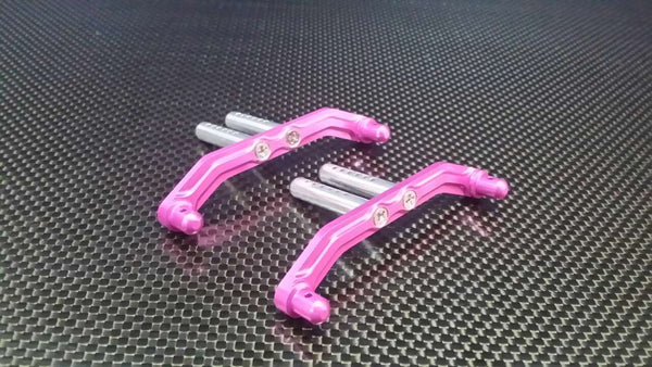 HPI Savage XS Flux Aluminum Front/Rear Body Post Mount With Post - 2 Sets Pink