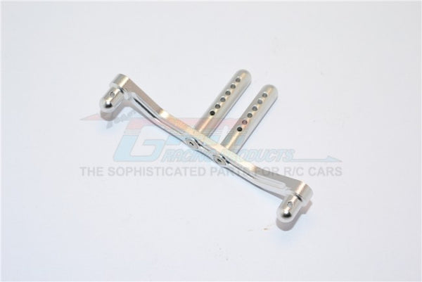 HPI Savage XS Flux Aluminum Front/Rear Body Post Mount With Post - 1 Set Silver