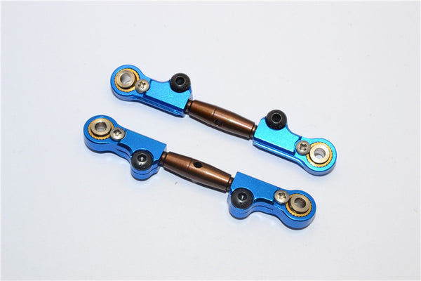 HPI Savage XS Flux Aluminum Front/Rear Upper Arm (Steel Tie Rod) - 1Pr Blue