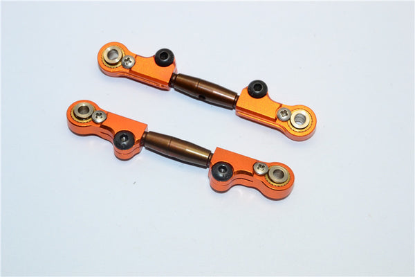HPI Savage XS Flux Aluminum Front/Rear Upper Arm (Steel Tie Rod) - 1Pr Orange