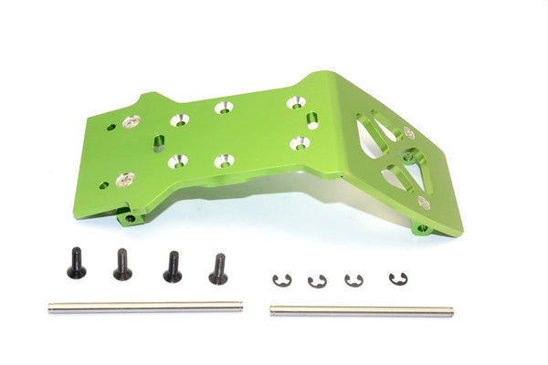HPI Savage XS Flux Aluminum Rear Skid Plate - 1Pc Set Green