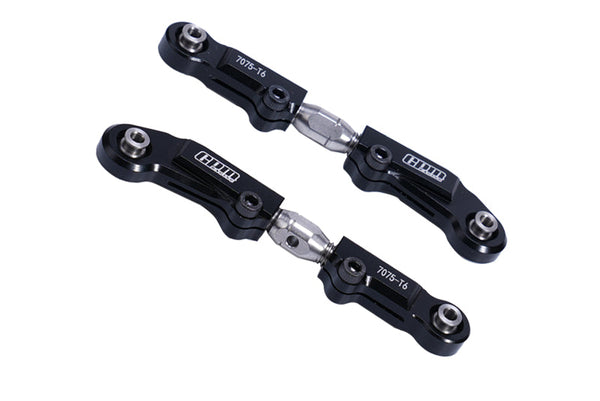Aluminum 7075 + Stainless Steel Front Camber Links For Tekno 1/10 MT410 2.0 4X4 Pro Monster Truck-TKR9501 Upgrade Parts - Black