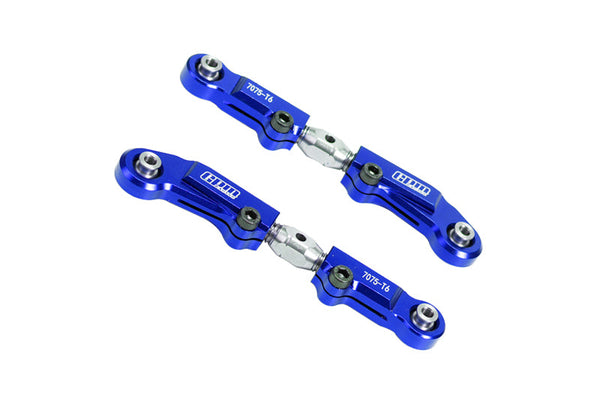 Aluminum 7075 + Stainless Steel Front Camber Links For Tekno 1/10 MT410 2.0 4X4 Pro Monster Truck-TKR9501 Upgrade Parts - Blue