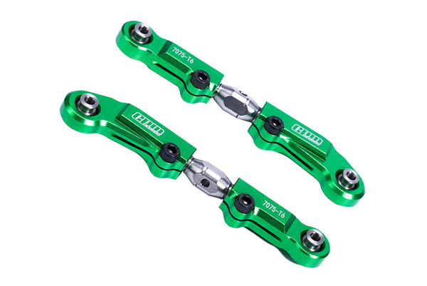 Aluminum 7075 + Stainless Steel Front Camber Links For Tekno 1/10 MT410 2.0 4X4 Pro Monster Truck-TKR9501 Upgrade Parts - Green