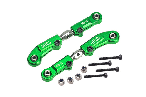 Aluminum 7075 + Stainless Steel Rear Camber Links For Tekno 1/10 MT410 2.0 4X4 Pro Monster Truck-TKR9501 Upgrade Parts - Green