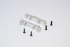 Team Losi Mini 8ight & 8ight-T Aluminum Rear Suspension Mount - 2Pcs Silver