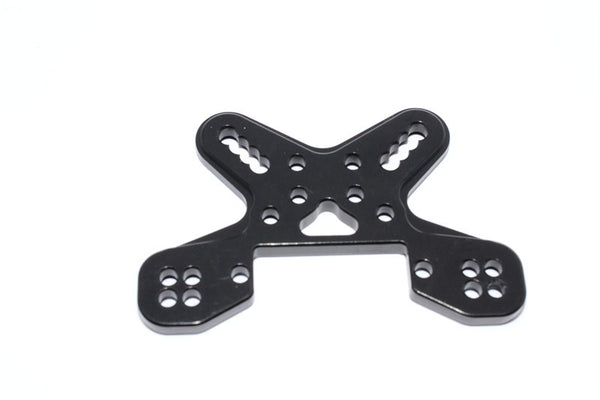 Team Losi Mini 8ight-T Truggy Aluminum Front Shock Tower - 1 Pc Black