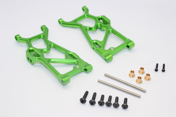 Team Losi Mini 8ight-T Truggy Aluminum Front Suspension Arm - 1Pr Set Green