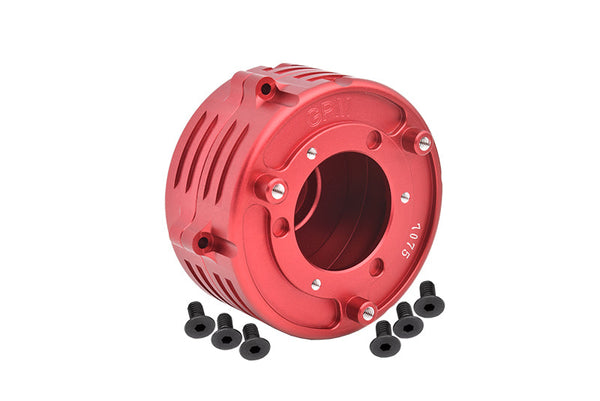 Aluminum 7075 Flywheel Housing For LOSI 1:4 Promoto MX Motorcycle Dirt Bike RTR FXR LOS06000 LOS06002 Upgrades - Red