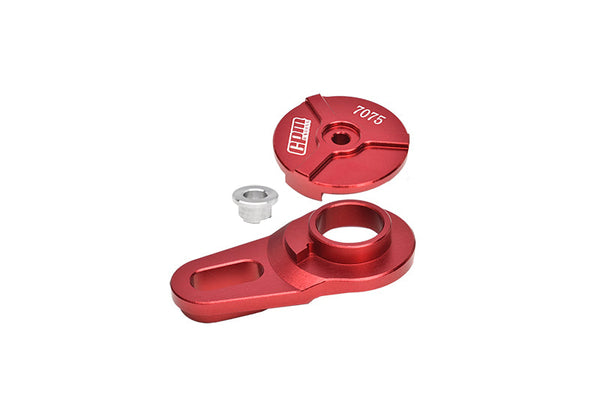 Aluminum 7075 Servo Saver Assembly 23T For LOSI 1:4 Promoto-MX Motorcycle Dirt Bike RTR LOS06000 LOS06002 Upgrades - Red
