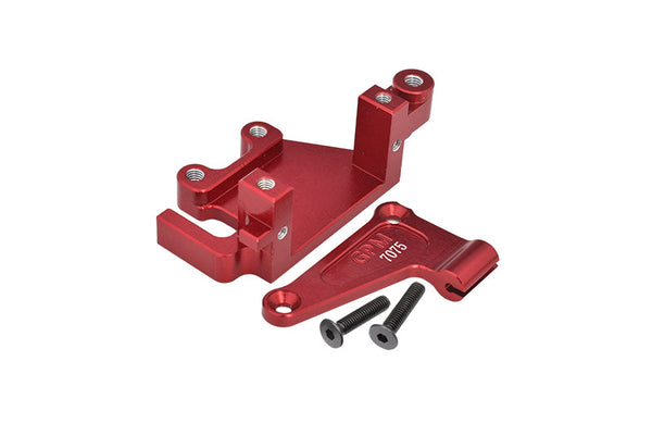 Aluminum 7075 Electronic Mount Set For LOSI 1:4 Promoto MX Motorcycle Dirt Bike RTR FXR LOS06000 LOS06002 Upgrades - Red