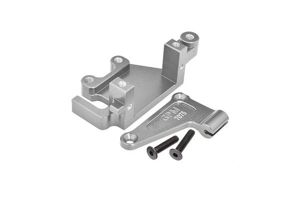 Aluminum 7075 Electronic Mount Set For LOSI 1:4 Promoto MX Motorcycle Dirt Bike RTR FXR LOS06000 LOS06002 Upgrades - Silver