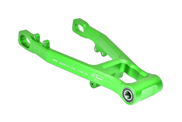 Aluminum 7075 Rear Swing Arm (Larger Inner Bearing) For LOSI 1:4 Promoto MX Motorcycle Dirt Bike RTR FXR LOS06000 LOS06002 Upgrades - Green