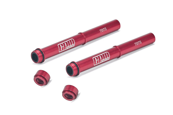 Aluminum 7075 Fork Tube Set For LOSI 1:4 Promoto-MX Motorcycle Dirt Bike RTR FXR LOS06000 LOS06002 Upgrades - Red