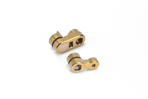 Aluminum 7075-T6 Brake Caliper Servo Arm Set 20T For LOSI 1:4 Promoto-MX Motorcycle Dirt Bike RTR FXR LOS06000 LOS06002 Upgrades - Gold