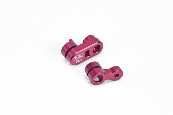 Aluminum 7075-T6 Brake Caliper Servo Arm Set 20T For LOSI 1:4 Promoto-MX Motorcycle Dirt Bike RTR FXR LOS06000 LOS06002 Upgrades - Red