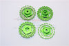 Axial Yeti Jr. SCORE Trophy Truck (AX90052) Aluminum Front And Rear Wheel Hex With Brake Disk - 4Pcs Set Green