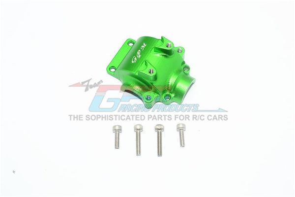 Axial Yeti Jr. SCORE / Yeti Jr. Can-Am Maverick Aluminum Front Gear Box Cover - 1Pc Set Green