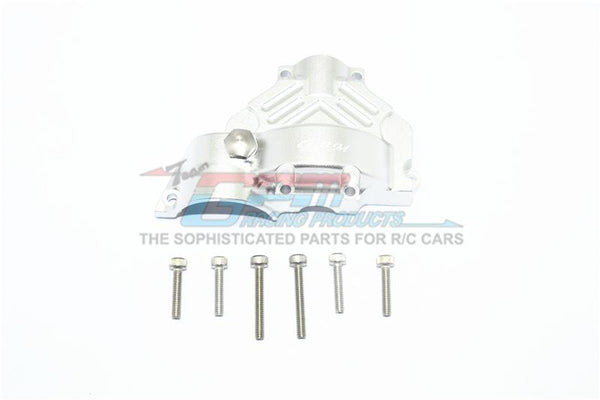 Axial Yeti Jr. SCORE / Yeti Jr. Can-Am Maverick Aluminum Center Main Gear Cover - 1Pc Set Silver
