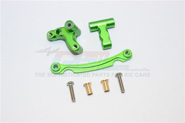 Axial Yeti Jr. SCORE Trophy Truck (AX90052) Aluminum Steering Assembly - 3Pcs Set Green