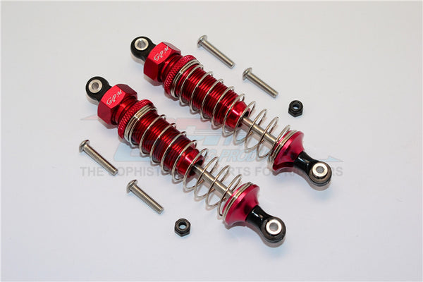 Axial Yeti Jr. SCORE Trophy Truck (AX90052) Aluminum Rear Shocks - 1Pr Set Red