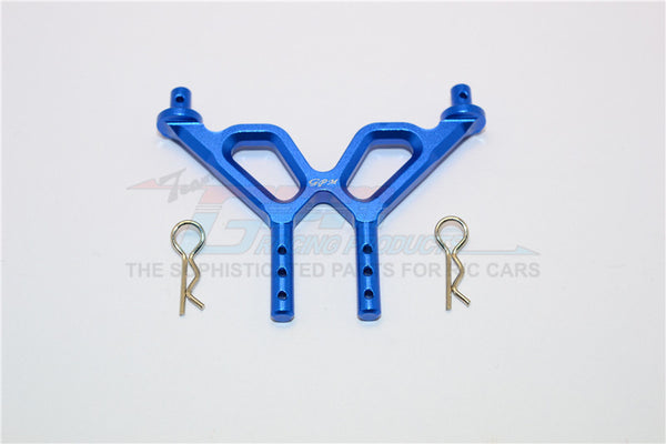 Axial Yeti Jr. SCORE Trophy Truck (AX90052) Aluminum Front Body Post And Mount - 1Pc Set Blue