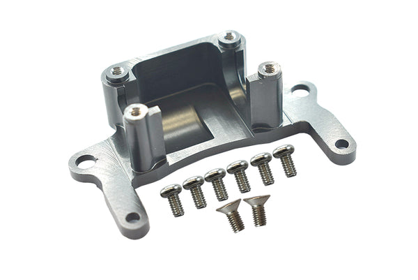 Kyosho Mini-Z AWD Aluminum Rear Gear Box Lower Tray With Screws - 1Pc Set Silver