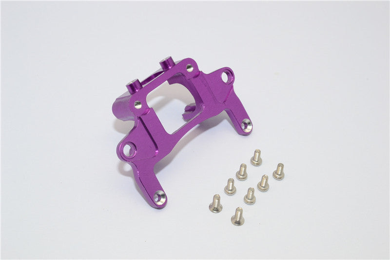 Kyosho Mini-Z AWD Aluminum Rear Gear Box Lower Tray With Screws (Economy Version) - 1Pc Set Purple
