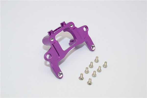 Kyosho Mini-Z AWD Aluminum Rear Gear Box Lower Tray With Screws (Economy Version) - 1Pc Set Purple