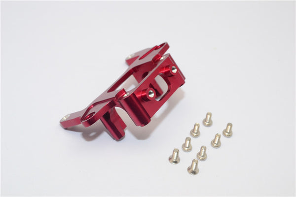 Kyosho Mini-Z AWD Aluminum Rear Gear Box Lower Tray With Screws (Economy Version) - 1Pc Set Red