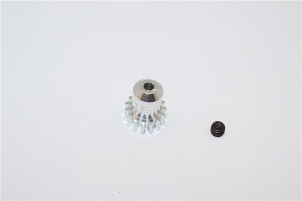 Kyosho Mini-Z AWD Aluminum Motor Gear (15T) With Screw - 1Pc Set Silver