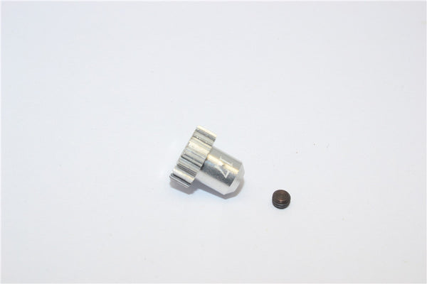 Kyosho Mini-Z AWD Aluminum Motor Gear (17T) With Screw - 1Pc Set Silver