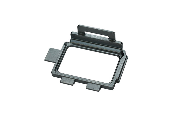 GPM For Kyosho Mini-Z AWD Aluminum Motor Heat Sink Holder - 1Pc Gray Silver