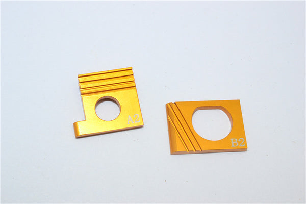 Kyosho Mini-Z AWD Aluminum Motor Spacer (Motor Gear 17T W/Main Gear 31T ) (Motor Gear 19T W/Main Gear 29T)(Motor Gear 21T W/Main Gear 27T) - 1Pr Gold