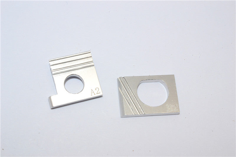 Kyosho Mini-Z AWD Aluminum Motor Spacer (Motor Gear 17T W/Main Gear 31T ) (Motor Gear 19T W/Main Gear 29T)(Motor Gear 21T W/Main Gear 27T) - 1Pr Silver