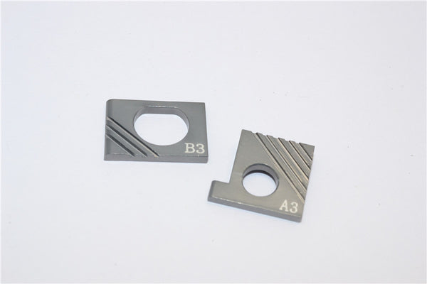 Kyosho Mini-Z AWD Aluminum Motor Spacer (Motor Gear 19T W/Main Gear 31T ) (Motor Gear 21T W/Main Gear 29T) (Motor Gear 23T W/Main Gear 27T) - 1Pr Gray Silver