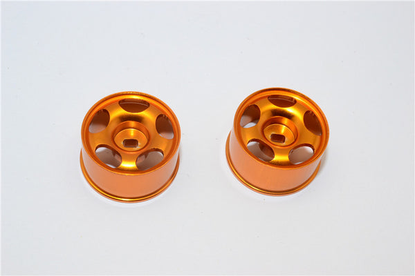 Kyosho Mini-Z AWD Aluminum Rear Wide Ridge Rims (5P, 0mm Off Set, Width 8.5mm) - 1Pr Gold