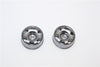 Kyosho Mini-Z AWD Aluminum Front/Rear Ridge Rims (6P, 3.5mm Off Set, Width 8.5mm) - 1Pr Gray Silver