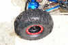 Plastic 2.2" Wheels - 1Pr Set Red