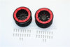Plastic 2.2" Wheels - 1Pr Set Red