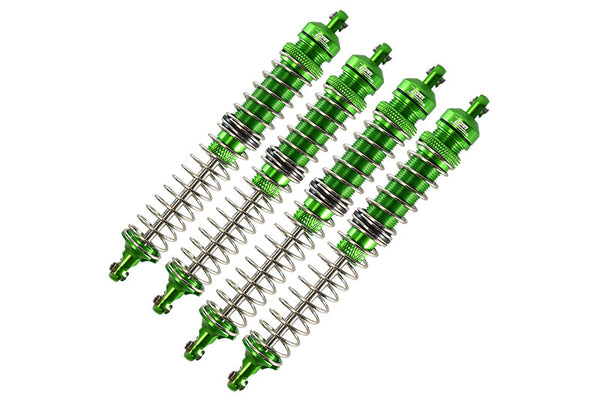 Axial 1/10 RBX10 Ryft 4WD Rock Bouncer Aluminum Upgrade Combo Set C (Front + Rear Spring Dampers) - Green