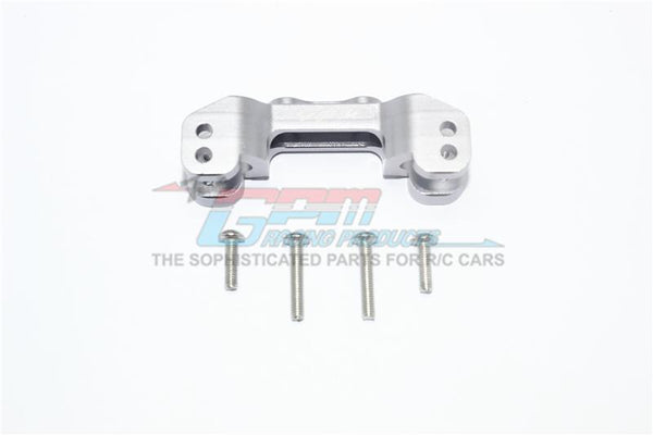 Losi 1/10 Rock Rey 4WD Rock Racer (LOS03009) Aluminum Front Upper Mount For Upper Arm Links - 1Pc Set Gray Silver