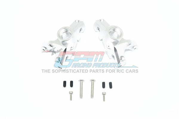 Losi 1/10 Rock Rey 4WD Rock Racer (LOS03009) Aluminum Front Knuckle Arms - 1Pr Set Silver