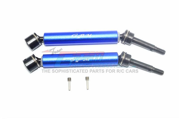 Losi 1/10 Rock Rey 4WD Rock Racer (LOS03009) Harden Steel #45 Front Axle With Alloy Body - 1Pr Set Blue