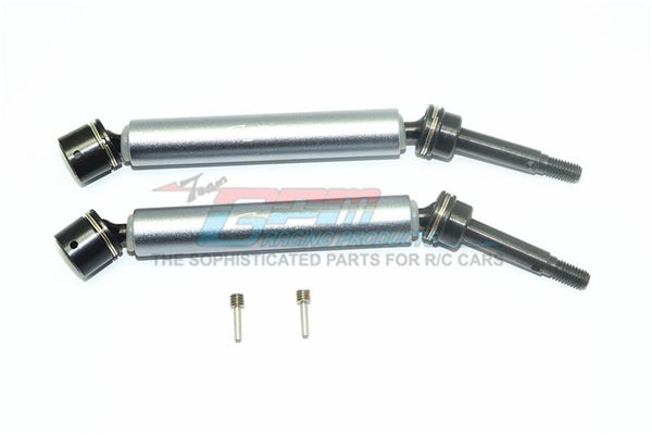 Losi 1/10 Rock Rey 4WD Rock Racer (LOS03009) Harden Steel #45 Front Axle With Alloy Body - 1Pr Set Gray Silver