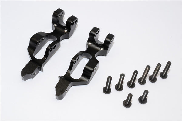 Axial RR10 Bomber Aluminum Rear Shock Mount - 1Pr Set Black
