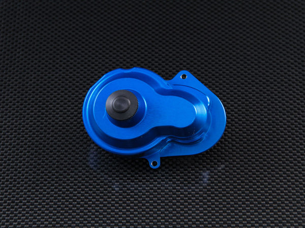 Traxxas Rustler VXL Aluminum Main Gear Cover - 1 Pc Set Blue