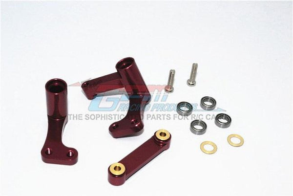 Traxxas Rustler VXL Aluminum Steering Assembly With Bearings - 1 Set Brown